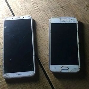 Color silver and white size. 3 and 2.5 inch. Samsung and huawei